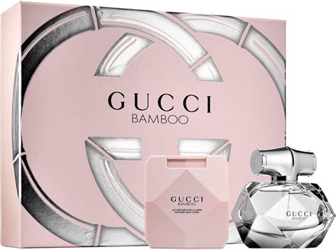 gucci signature scent birthday set|gucci bamboo gift set sale.